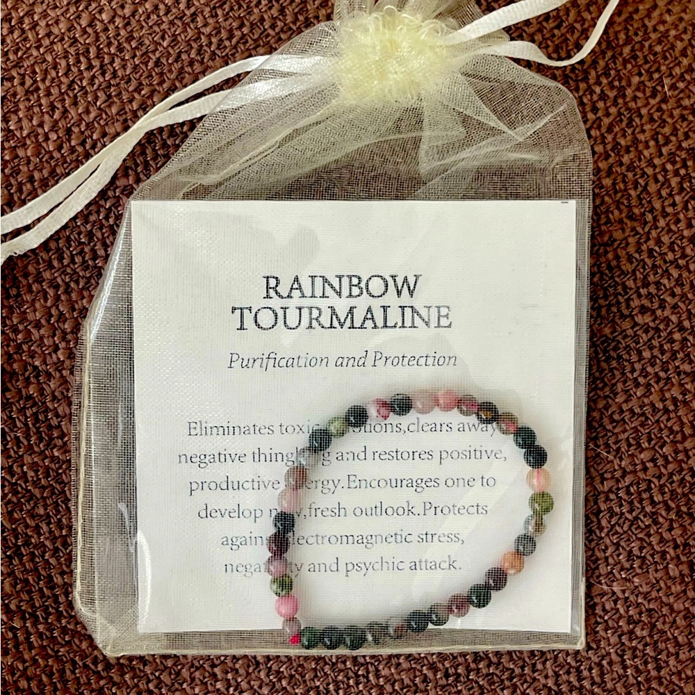Rainbow Tourmaline bracelet